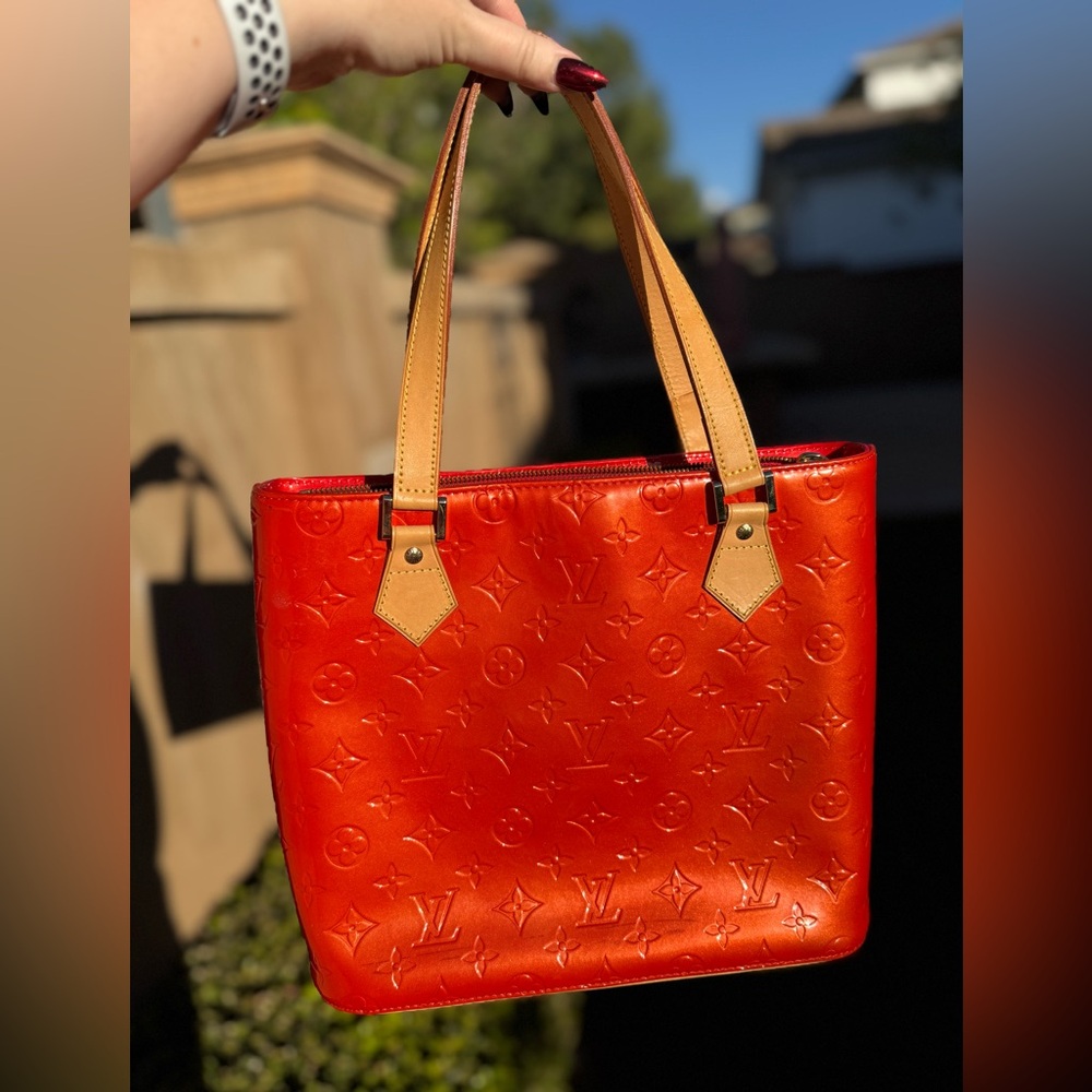 Louis Vuitton Monogram Vernis Houston Bag